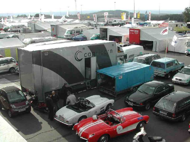 MARTINS RANCH Corvette Vintage Racing paddock 